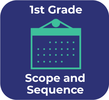 1st Grade Scope and Sequence Button - Links to PDF