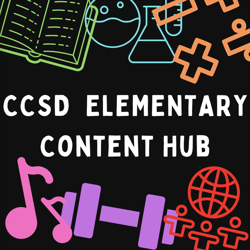 Tile that links to the CCSD Elementary Content Hub