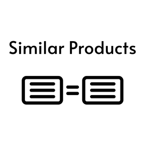 'Similar Products' image of two texts with an equal sign in between